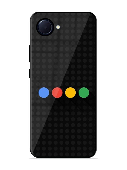 Google Dots Glossy Soft Edge Case for Realme Narzo 50I Prime Chachhi