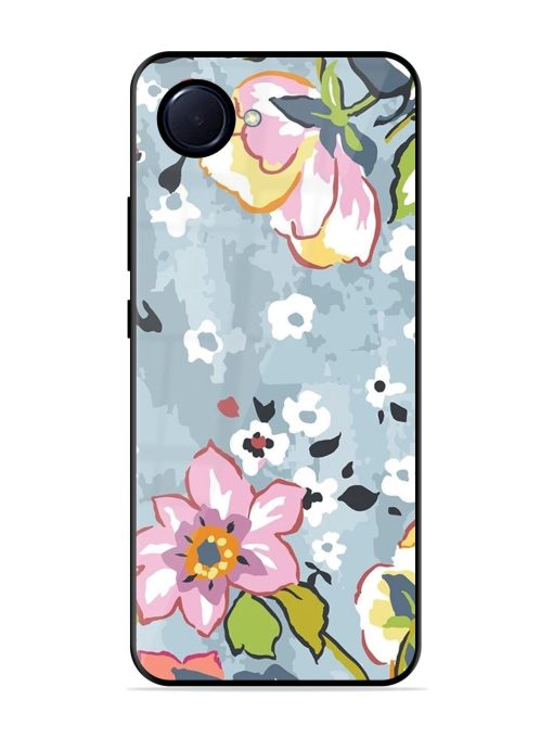 Floral Fantasy Glossy Soft Edge Case for Realme Narzo 50I Prime Chachhi