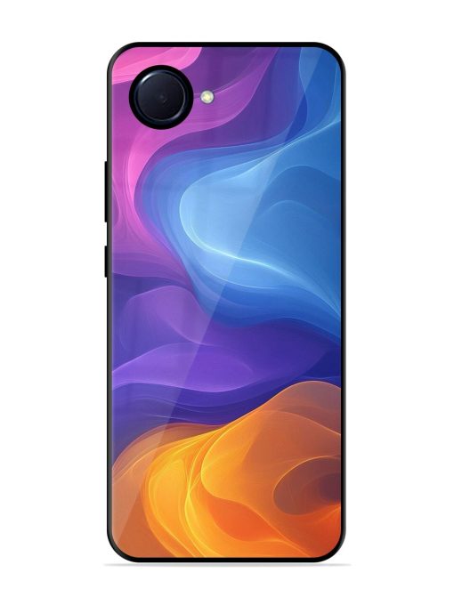 Cosmic Currents Glossy Soft Edge Case for Realme Narzo 50I Prime Chachhi