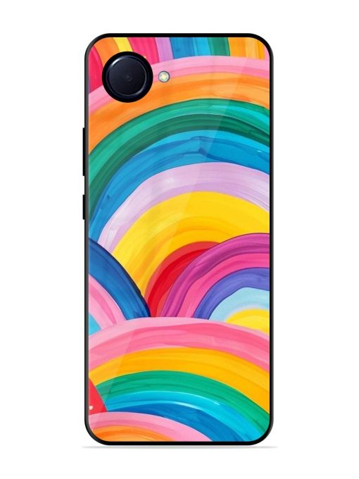 Rainbow Cascade Glossy Soft Edge Case for Realme Narzo 50I Prime Chachhi