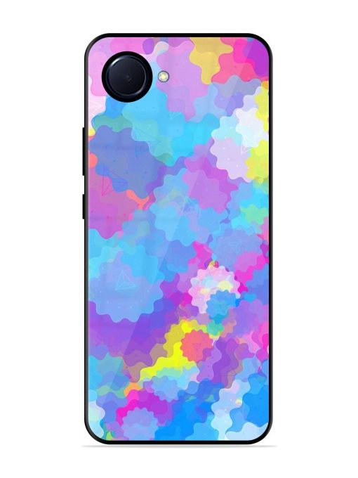 Psychedelic Cloud Burst Glossy Soft Edge Case for Realme Narzo 50I Prime Chachhi