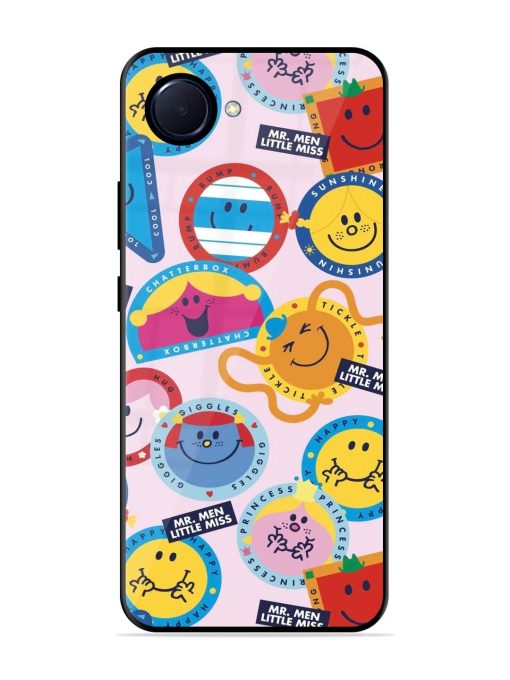 Whimsical Mr. Men & Little Miss Glossy Soft Edge Case for Realme Narzo 50I Prime Chachhi