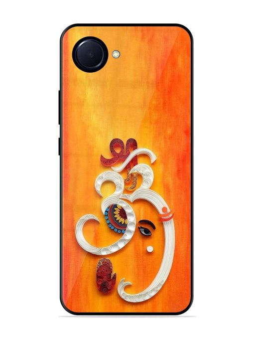 Ganesha In Quilling Art Glossy Soft Edge Case for Realme Narzo 50I Prime Chachhi