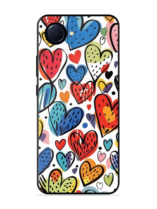 Heartfelt Harmony Glossy Soft Edge Case for Realme Narzo 50I Prime Chachhi