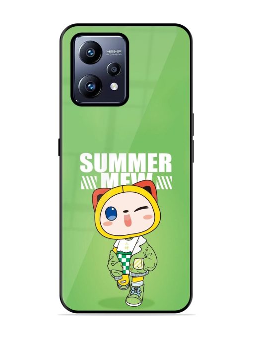 Purrfect Summer Glossy Soft Edge Case for Realme Narzo 50 Pro Chachhi