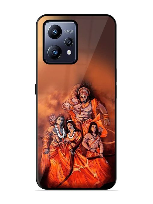 Sita Ram Glossy Soft Edge Case for Realme Narzo 50 Pro Chachhi