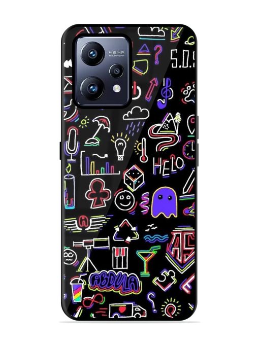 Neon Doodle Glossy Soft Edge Case for Realme Narzo 50 Pro Chachhi