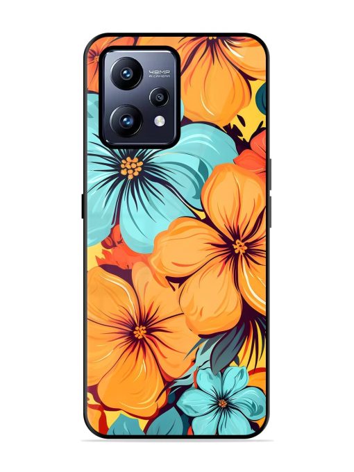 Tropical Bloom Glossy Soft Edge Case for Realme Narzo 50 Pro Chachhi