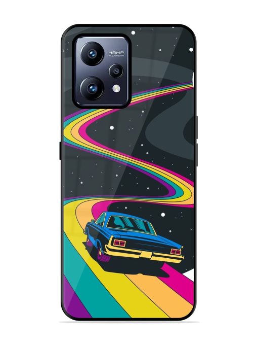 Rainbow Road Glossy Soft Edge Case for Realme Narzo 50 Pro Chachhi