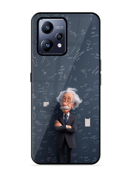 Albert Einstein Glossy Soft Edge Case for Realme Narzo 50 Pro Chachhi