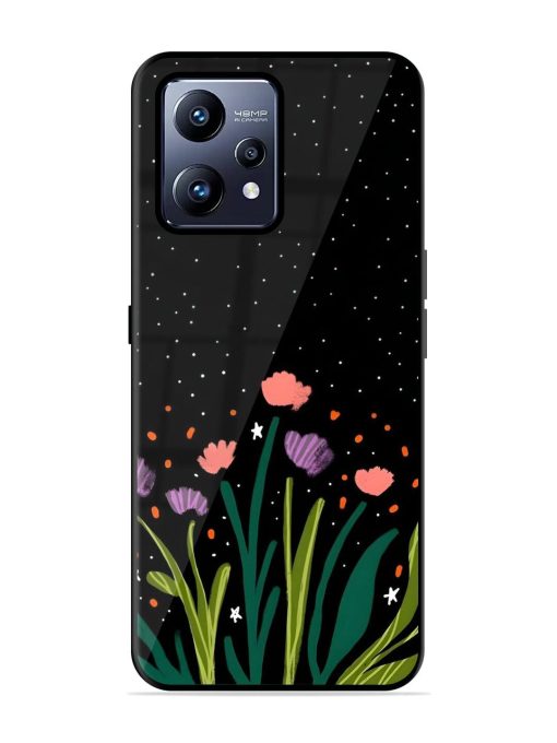 Midnight Bloom Glossy Soft Edge Case for Realme Narzo 50 Pro Chachhi