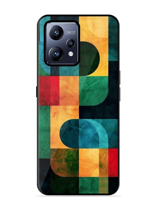 Geometric Harmony Glossy Soft Edge Case for Realme Narzo 50 Pro Chachhi