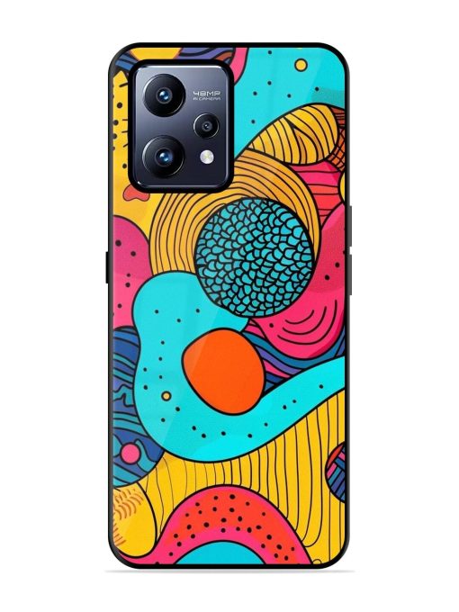 Psychedelic Patterns Glossy Soft Edge Case for Realme Narzo 50 Pro Chachhi