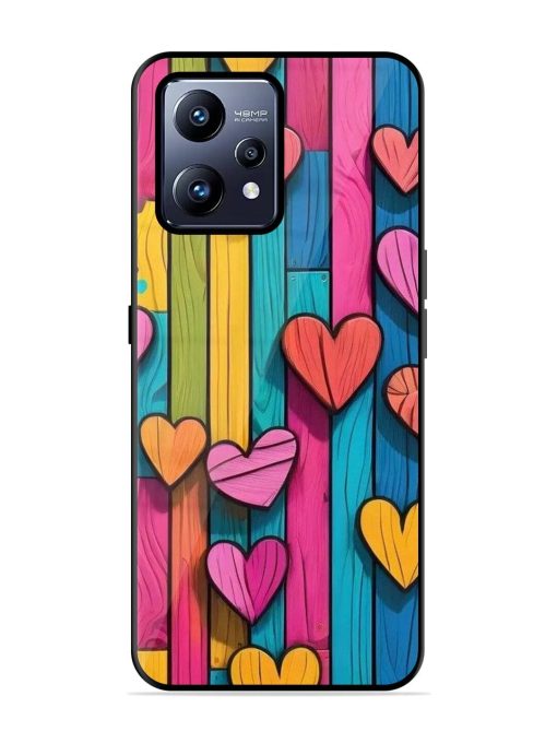 Rainbow Of Hearts Glossy Soft Edge Case for Realme Narzo 50 Pro Chachhi