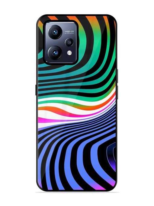 Psychedelic Waves Glossy Soft Edge Case for Realme Narzo 50 Pro Chachhi