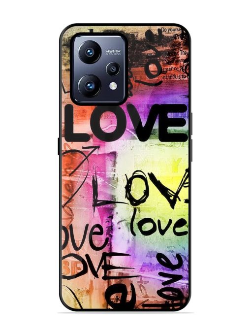 Love Graffiti Glossy Soft Edge Case for Realme Narzo 50 Pro Chachhi