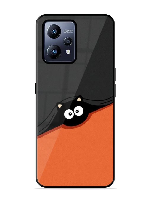 Peek-A-Boo Kitty Glossy Soft Edge Case for Realme Narzo 50 Pro Chachhi