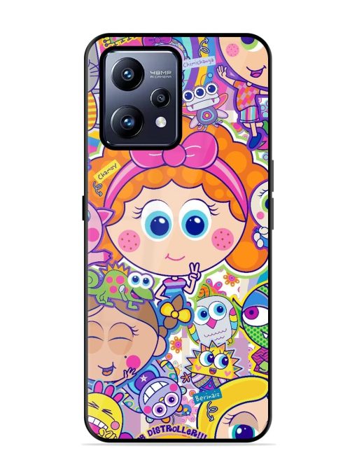 Distroller Friends Glossy Soft Edge Case for Realme Narzo 50 Pro Chachhi