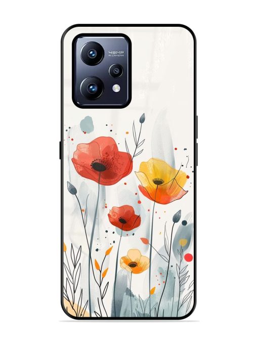 Poppy Fields Glossy Soft Edge Case for Realme Narzo 50 Pro Chachhi