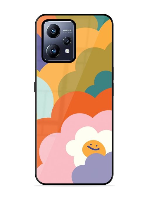 Happy Flower Power Glossy Soft Edge Case for Realme Narzo 50 Pro Chachhi