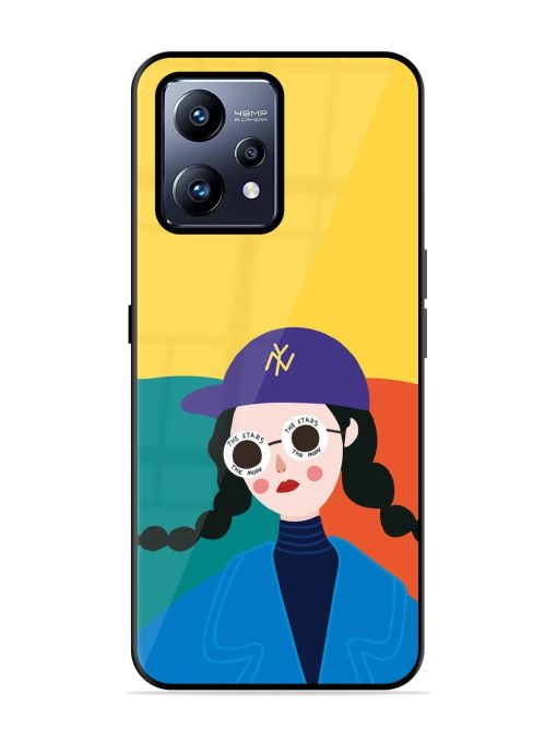 Starry-Eyed Girl Glossy Soft Edge Case for Realme Narzo 50 Pro Chachhi