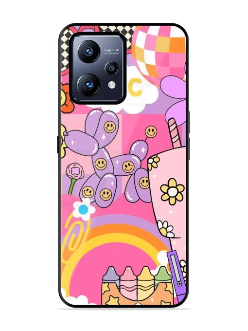 Whimsical Y2K Chaos Glossy Soft Edge Case for Realme Narzo 50 Pro Chachhi