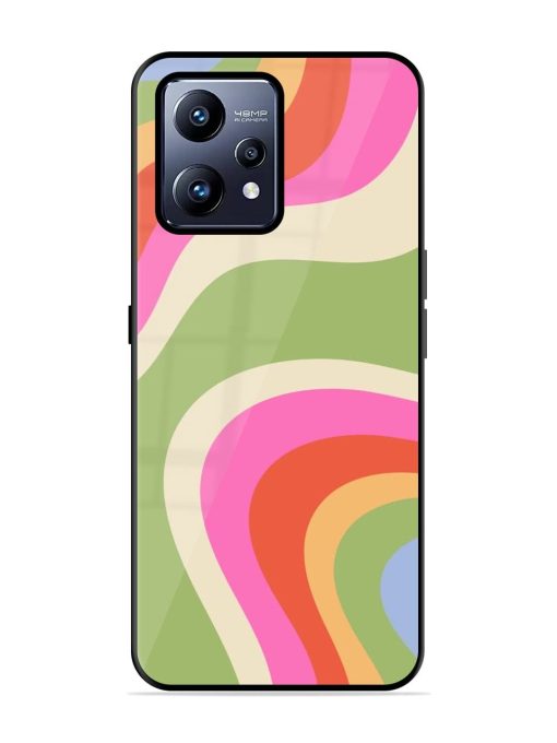 Wavy Rainbow Wonderland Glossy Soft Edge Case for Realme Narzo 50 Pro Chachhi