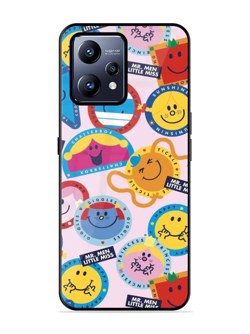 Whimsical Mr. Men & Little Miss Glossy Soft Edge Case for Realme Narzo 50 Pro Chachhi