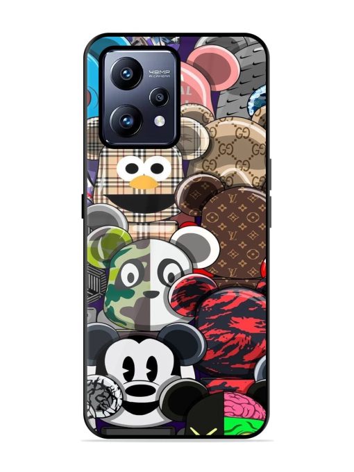 Streetwear Bearbrick Extravaganza Glossy Soft Edge Case for Realme Narzo 50 Pro Chachhi