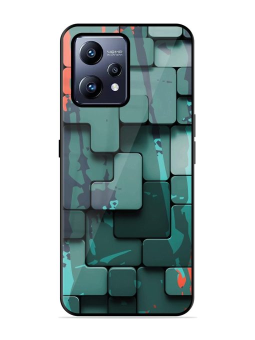 Abstract Geometric Mosaic Glossy Soft Edge Case for Realme Narzo 50 Pro Chachhi