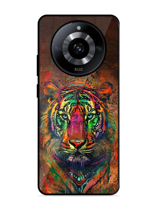 Cosmic Tiger Glossy Soft Edge Case for Realme Narzo 60 (5G) Chachhi