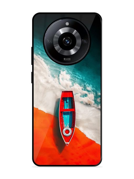 Crimson Tide Glossy Soft Edge Case for Realme Narzo 60 (5G) Chachhi