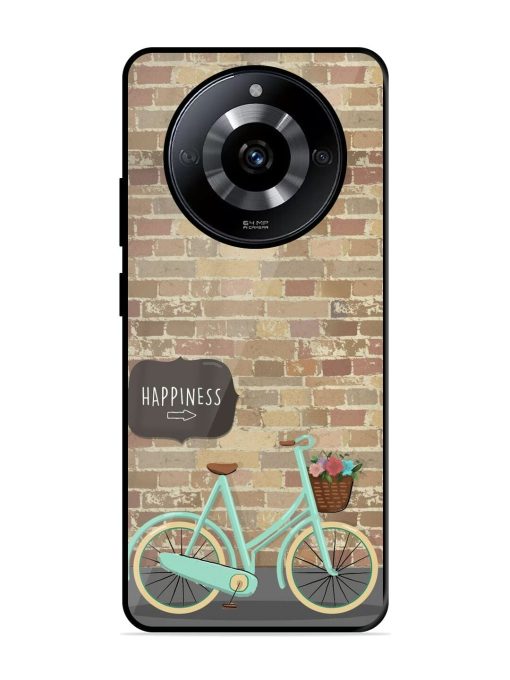 Pedaling Towards Happiness Glossy Soft Edge Case for Realme Narzo 60 (5G) Chachhi