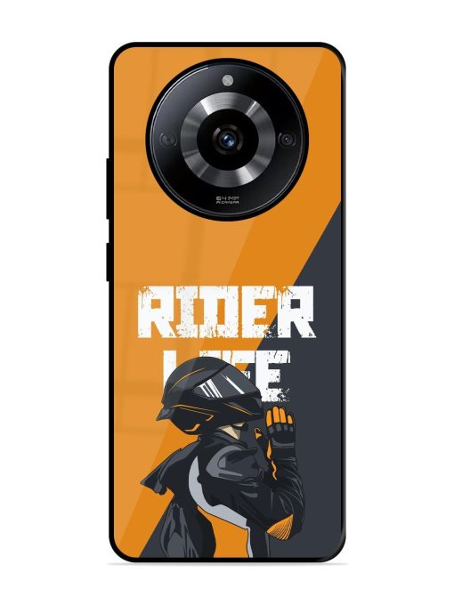 Ride Never Ends Glossy Soft Edge Case for Realme Narzo 60 (5G) Chachhi