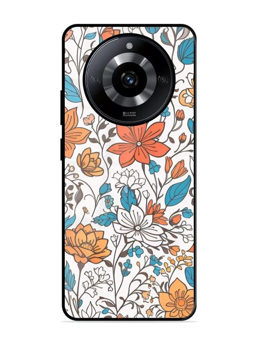 Floral Symphony Glossy Soft Edge Case for Realme Narzo 60 (5G) Chachhi