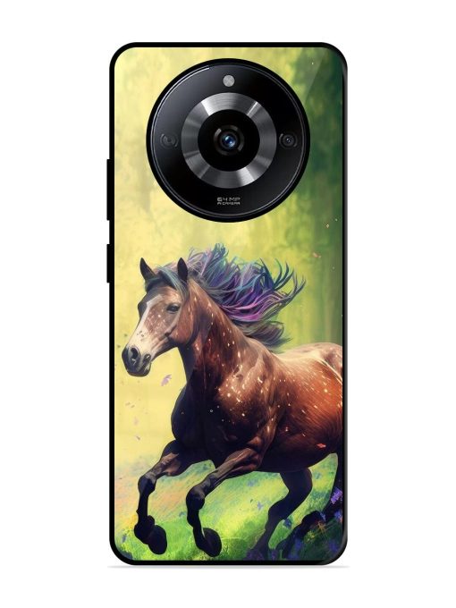 Enchanted Gallop Glossy Soft Edge Case for Realme Narzo 60 (5G) Chachhi