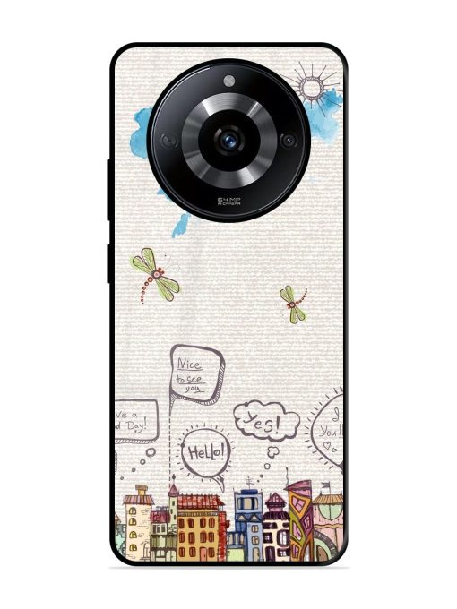 Doodle City Glossy Soft Edge Case for Realme Narzo 60 (5G) Chachhi