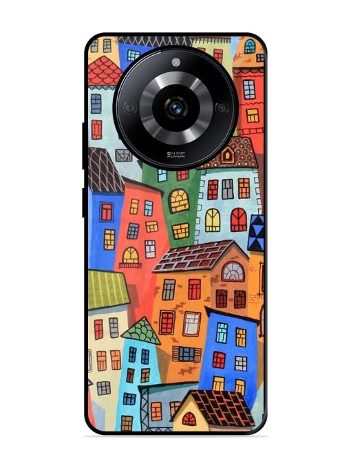 Rainbow House Glossy Soft Edge Case for Realme Narzo 60 (5G) Chachhi