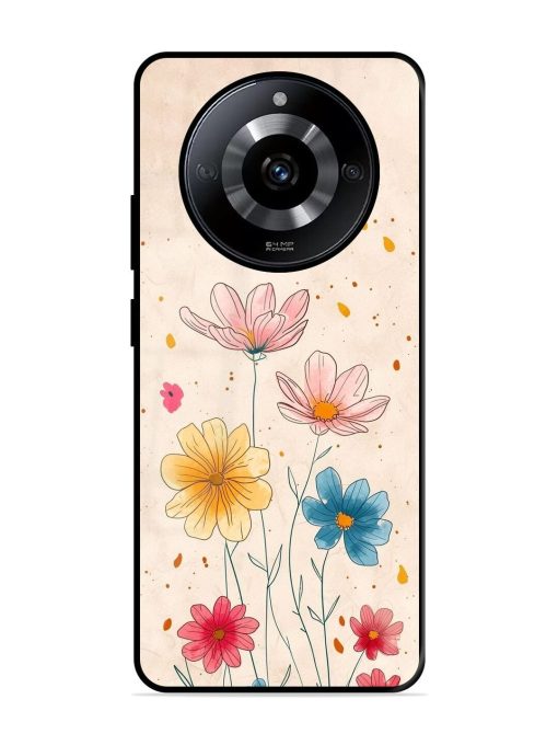 Delicate Bloom Glossy Soft Edge Case for Realme Narzo 60 (5G) Chachhi