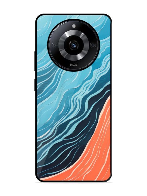 Oceanic Divide Glossy Soft Edge Case for Realme Narzo 60 (5G) Chachhi