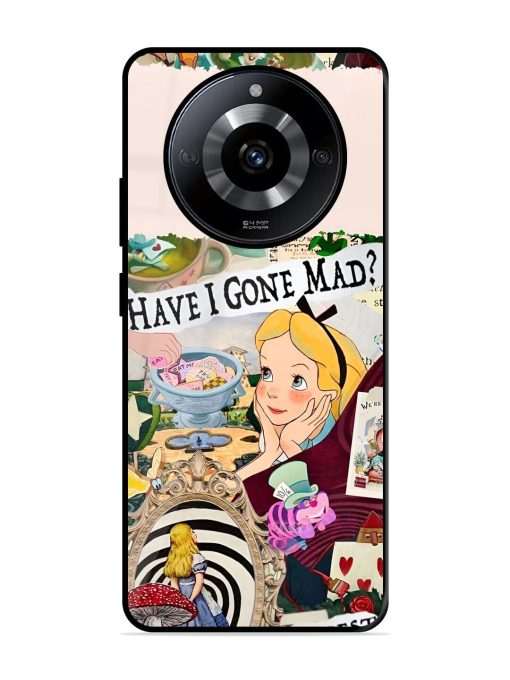 Mad Hatter'S Collage Glossy Soft Edge Case for Realme Narzo 60 (5G) Chachhi