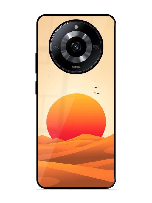 Desert Sunset Glossy Soft Edge Case for Realme Narzo 60 (5G) Chachhi