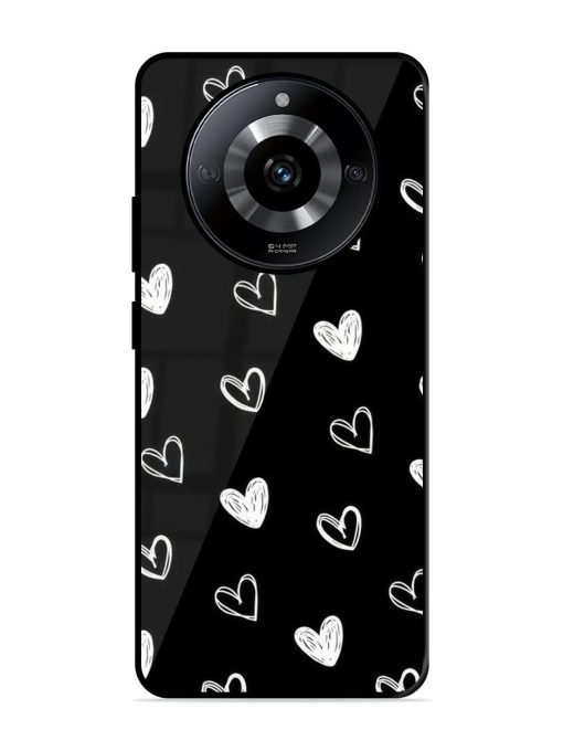 Scattered Hearts Glossy Soft Edge Case for Realme Narzo 60 (5G) Chachhi