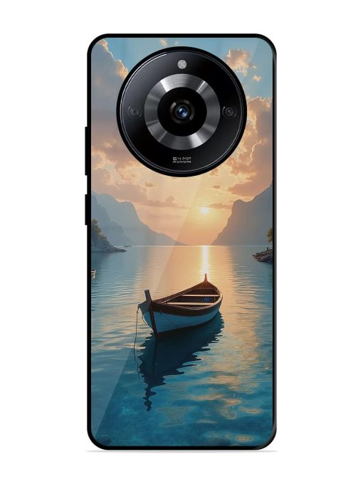 Serene Sunset Glossy Soft Edge Case for Realme Narzo 60 (5G) Chachhi