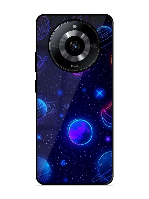 Neon Cosmos Glossy Soft Edge Case for Realme Narzo 60 (5G) Chachhi