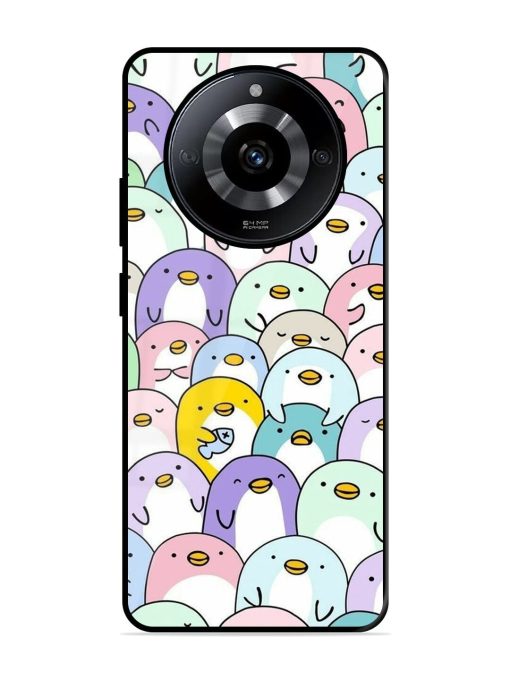 Penguin Party Glossy Soft Edge Case for Realme Narzo 60 (5G) Chachhi