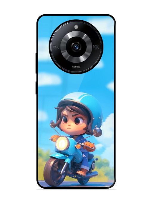 Little Rider Glossy Soft Edge Case for Realme Narzo 60 (5G) Chachhi