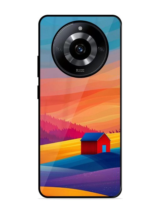 Sunset Solitude Glossy Soft Edge Case for Realme Narzo 60 (5G) Chachhi