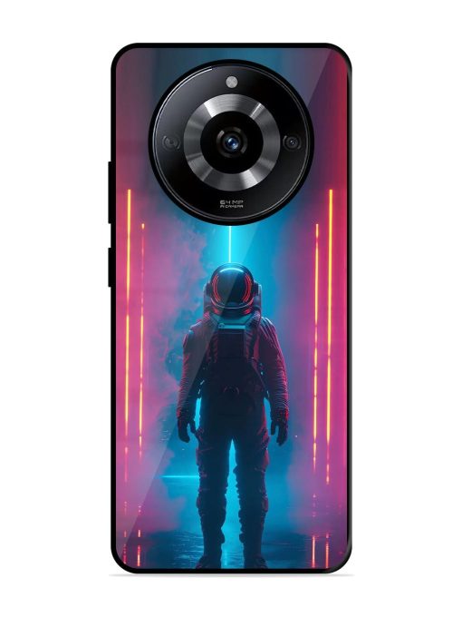 Neon Astronaut Glossy Soft Edge Case for Realme Narzo 60 (5G) Chachhi