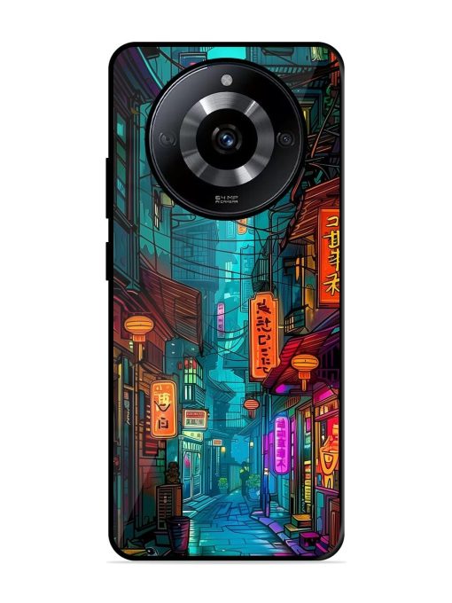 Neon Nightscape Glossy Soft Edge Case for Realme Narzo 60 (5G) Chachhi